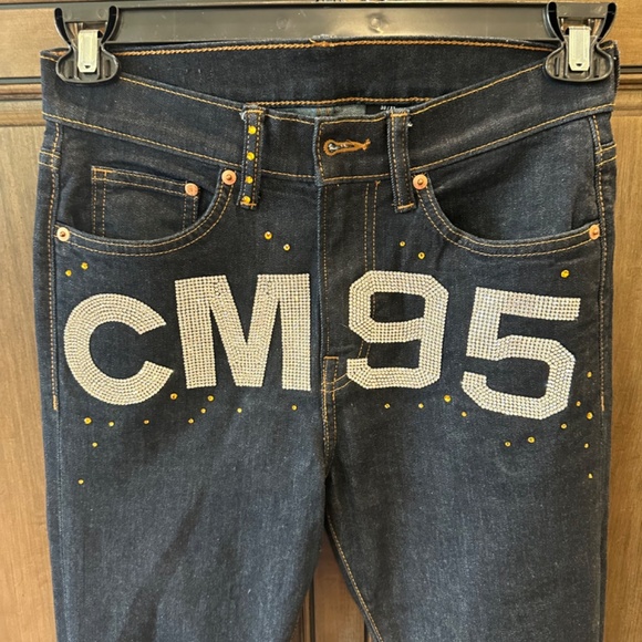 NWOT🔥🔥CM95 Skinny Coupe Moulante & Denim BLING JEANS!!  Perfect Condition! - Picture 5 of 16